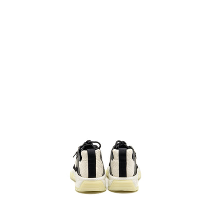 Chanel Size 37 CC and Letter Logo Sneakers Suede/Fabric Black/White