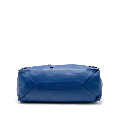 Balenciaga Papier A4 Tote Purse Leather Blue