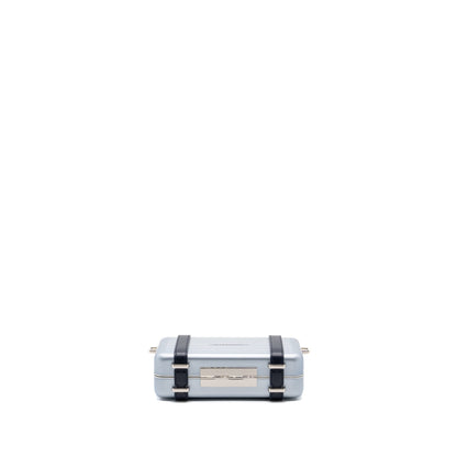 Dior X Rimowa clutch trunk Purse aluminium / calfskin silver / black