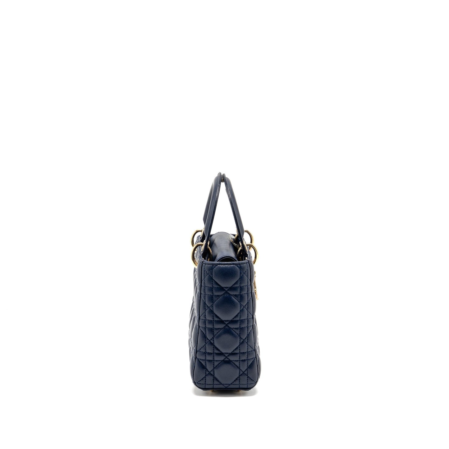 Dior My Small Lady Dior Lambskin Dark Blue