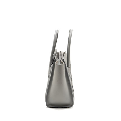 Celine Micro Luggage Purse Calfskin Light Grey