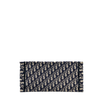 Dior medium book tote blue oblique emboidery