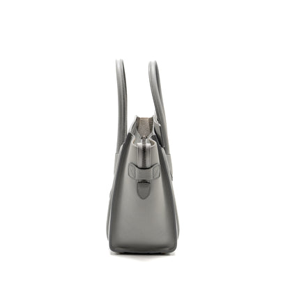 Celine Micro Luggage Purse Calfskin Light Grey