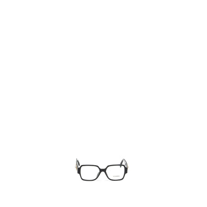 Chanel heart / pearl / camellia square glasses frame black