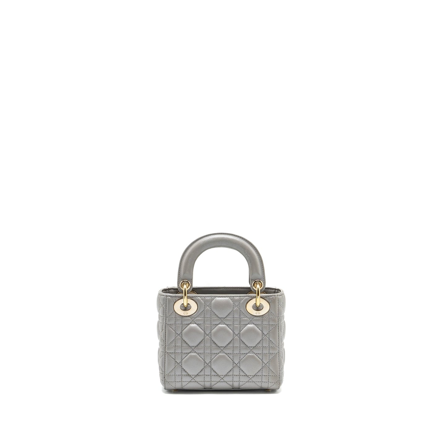 Dior Mini Lady Dior Lambskin Grey