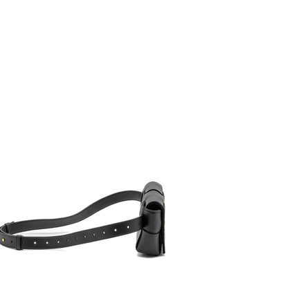 Bottega Veneta Cassette Belt Purse Lambskin Black