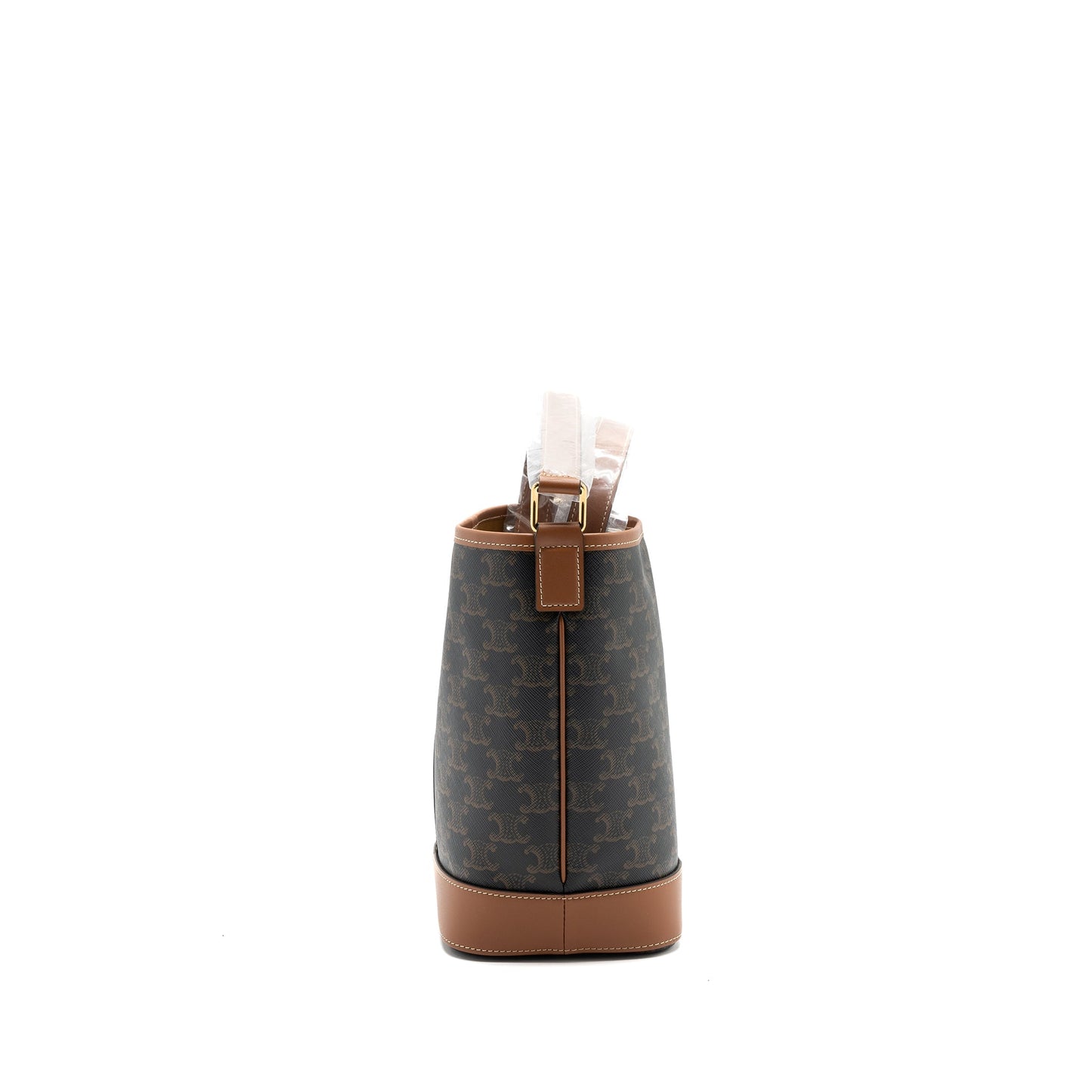 Celine small bucket TRIOMPHE CANVAS CALFSKIN