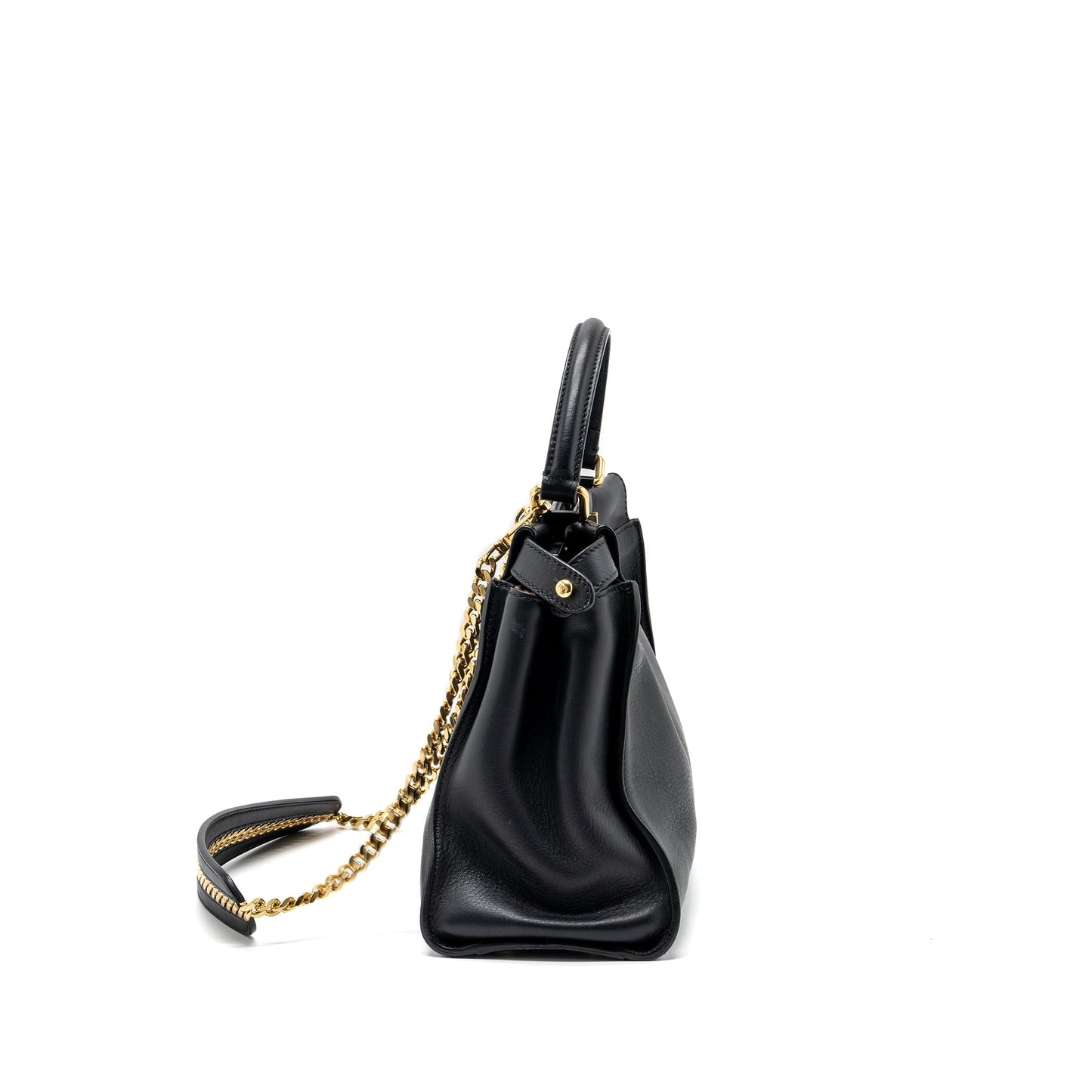 Fendi Medium Peekaboo Purse leather Black