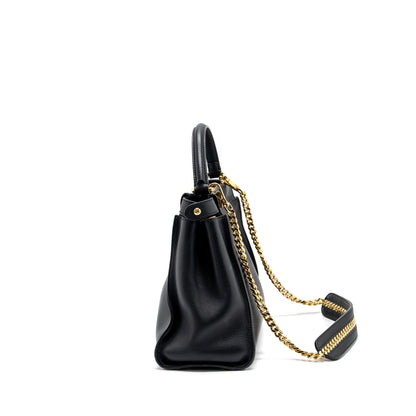 Fendi Medium Peekaboo Purse leather Black