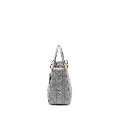 Dior Medium Lady Dior Lambskin Grey