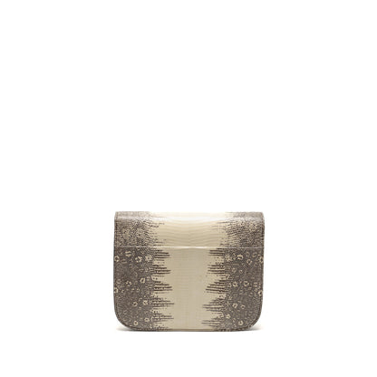 Celine Medium classic box Purse lizard Natural