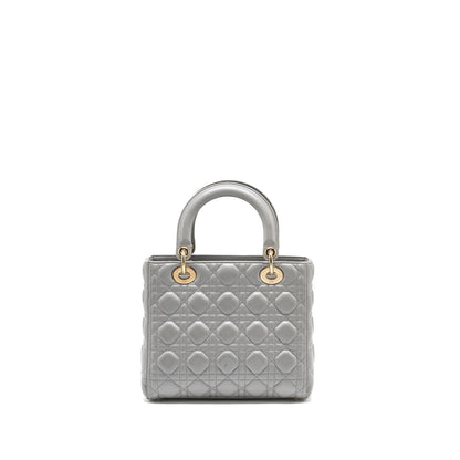 Dior Medium Lady Dior Lambskin Grey