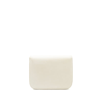 Celine Medium Classic Box Purse Calfskin White