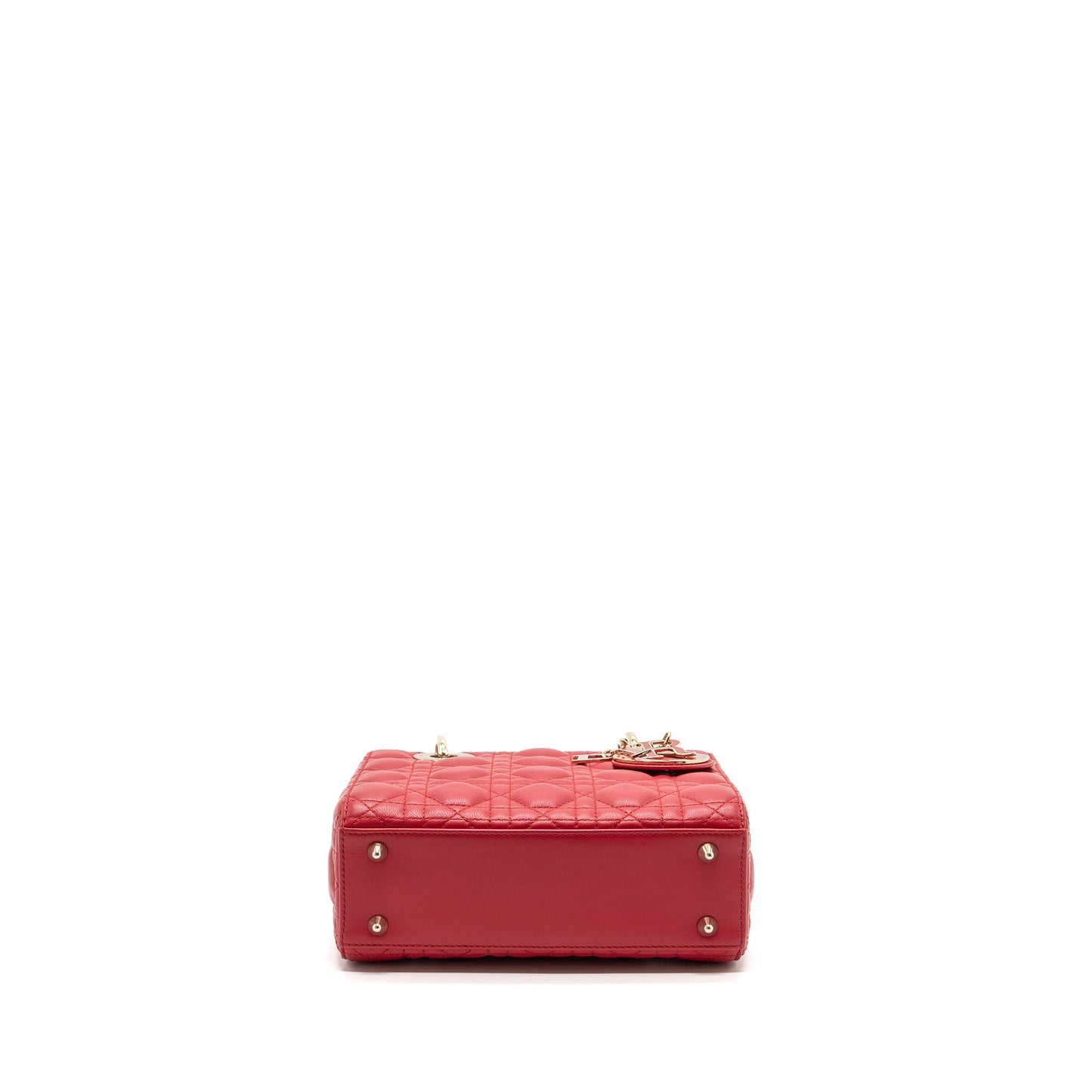 Dior Small Lady Dior Lambskin Red