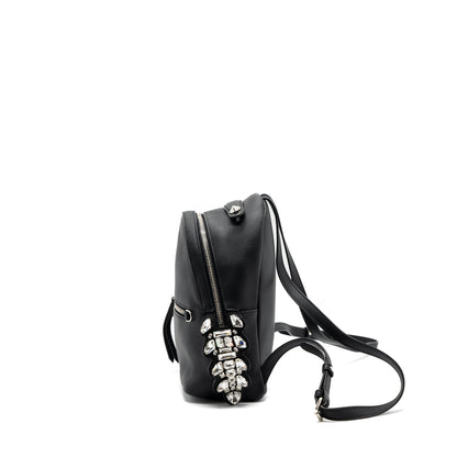 Fendi By The Way Backpack Leather Crystal Black
