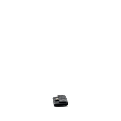 Chanel Classic Flap Card Holder Caviar Black GHW (Microchip)