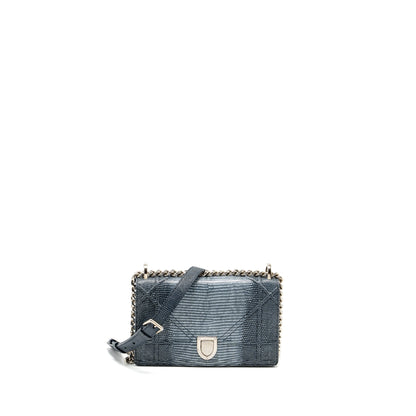 Dior small diorama lizard silver/multicolour