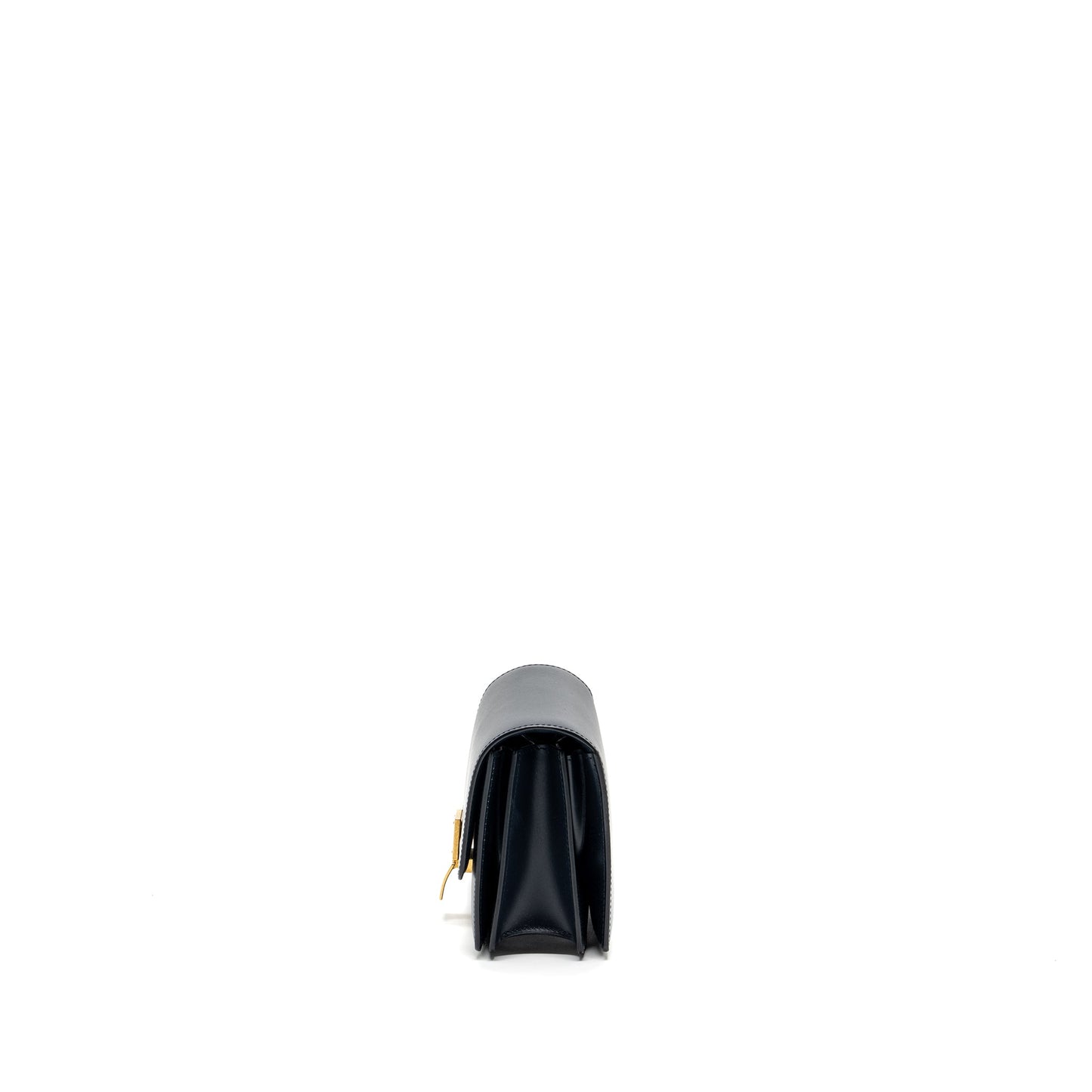 Celine mini box Purse calfskin dark blue