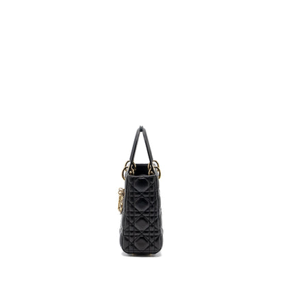 Dior My Dior Small Lady Dior Lambskin Black