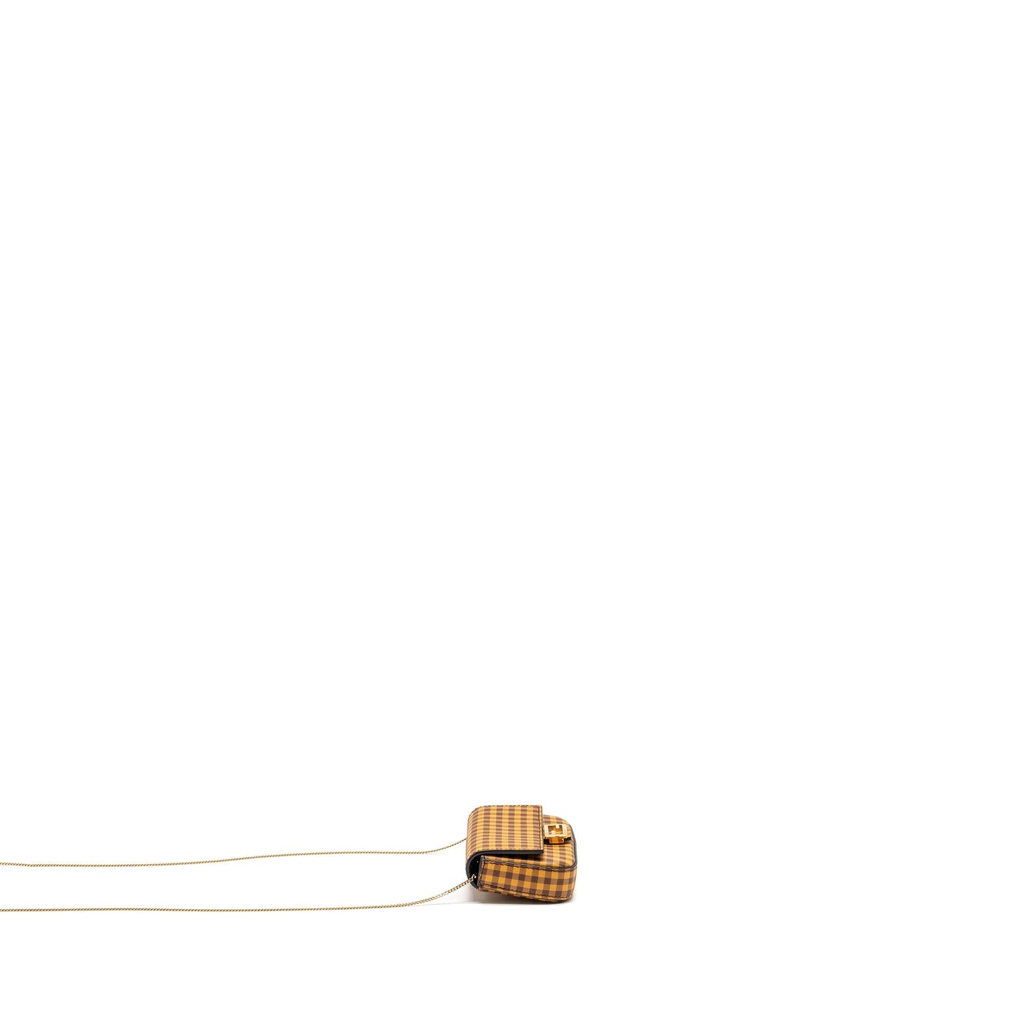 Fendi nano baguette Purse charm leather yellow/multicolour