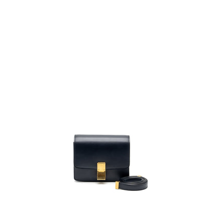 Celine mini box Purse calfskin dark blue