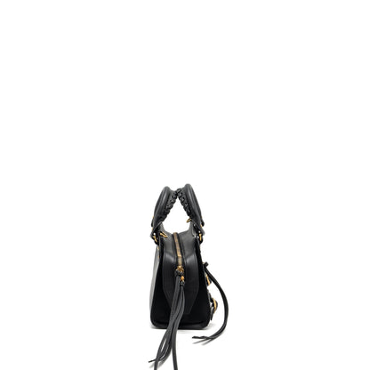 Balenciaga Neo Classic Mini Handbag Smooth Calfskin Black