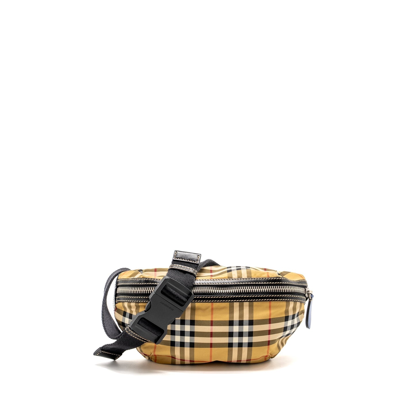 Burberry Belt Purse Check Nylon Multicolour