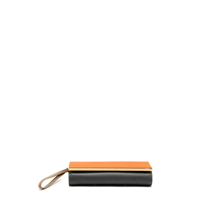 Fendi Flap Clutch Calfskin Orange/Multicolour