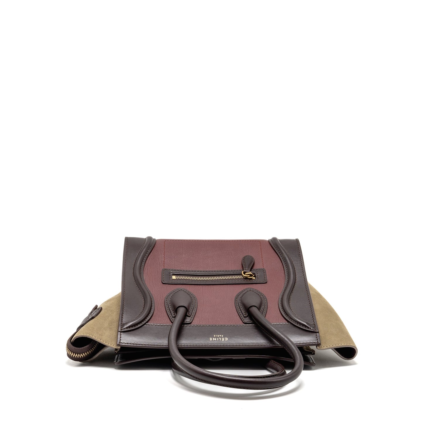 Celine Micro luggage Purse leather multicolor