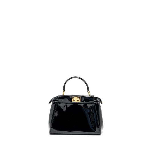 FENDI PEEKABOO PATENT BLACK
