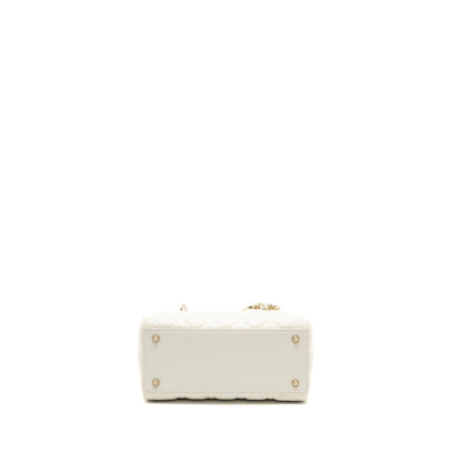 Dior Medium Lady dior Purse lambskin white