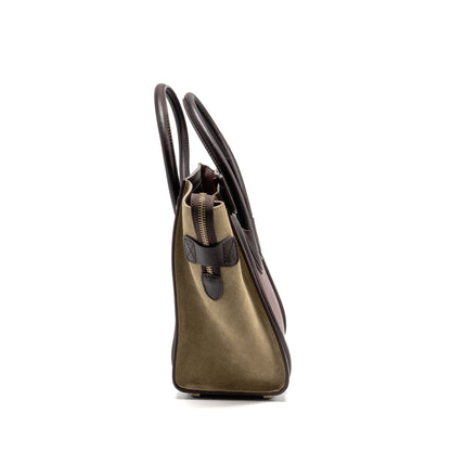 Celine Micro luggage Purse leather multicolor