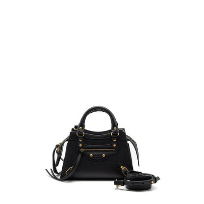 Balenciaga Neo Classic Mini Handbag Smooth Calfskin Black