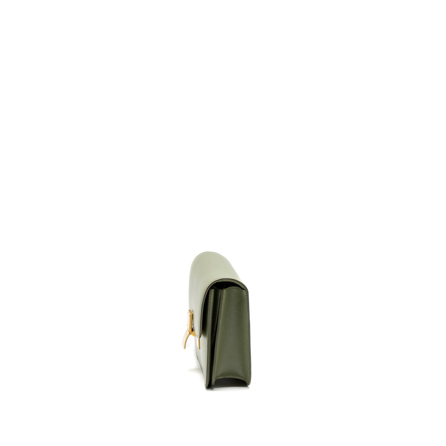 Celine Teen box Purse Calfskin Light Khaki