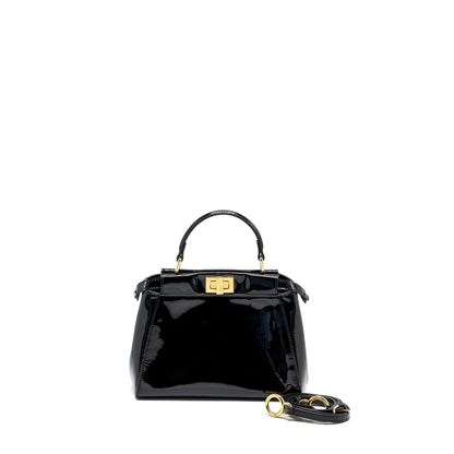 FENDI PEEKABOO PATENT BLACK