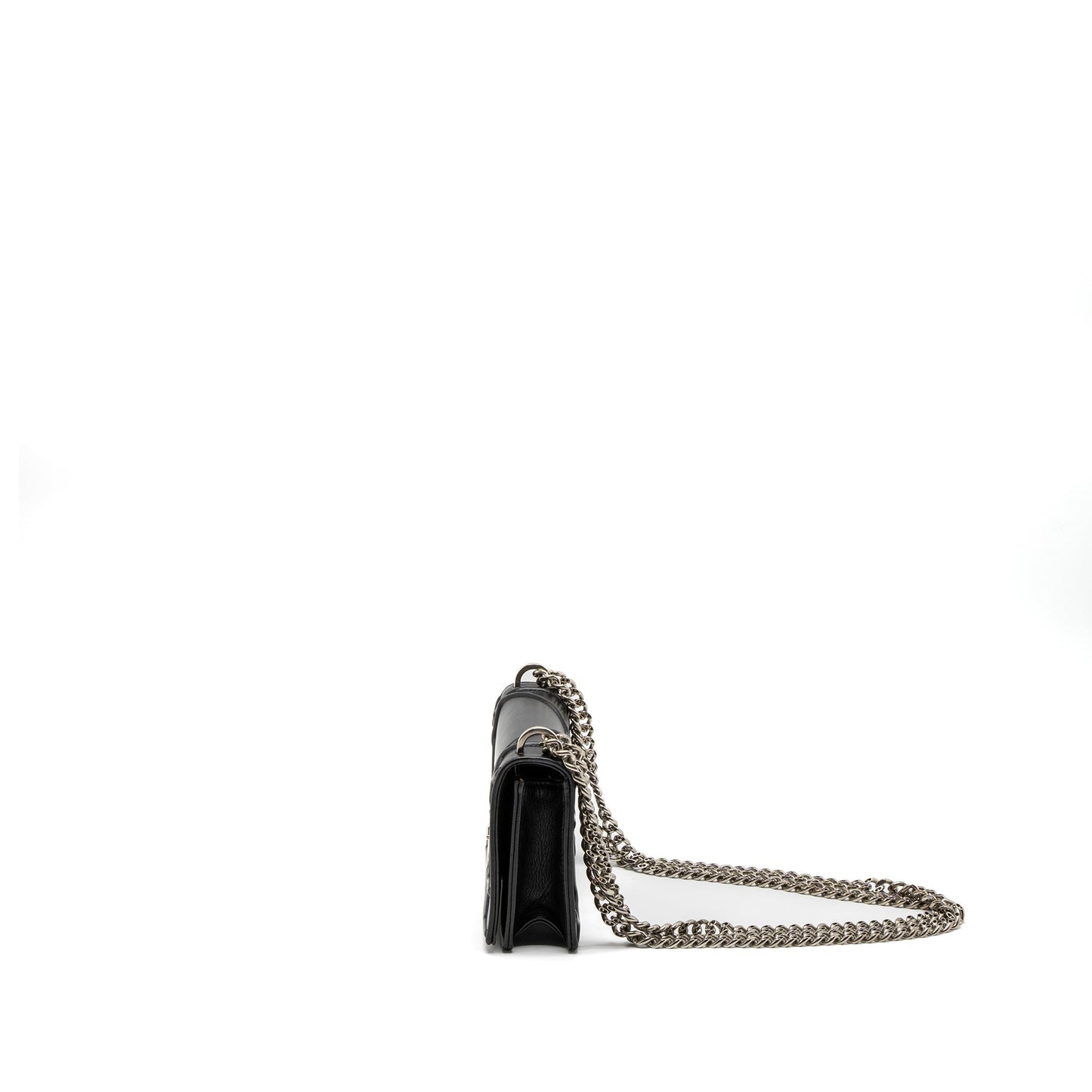 Dior Mini Diorama Purse Calfskin Black