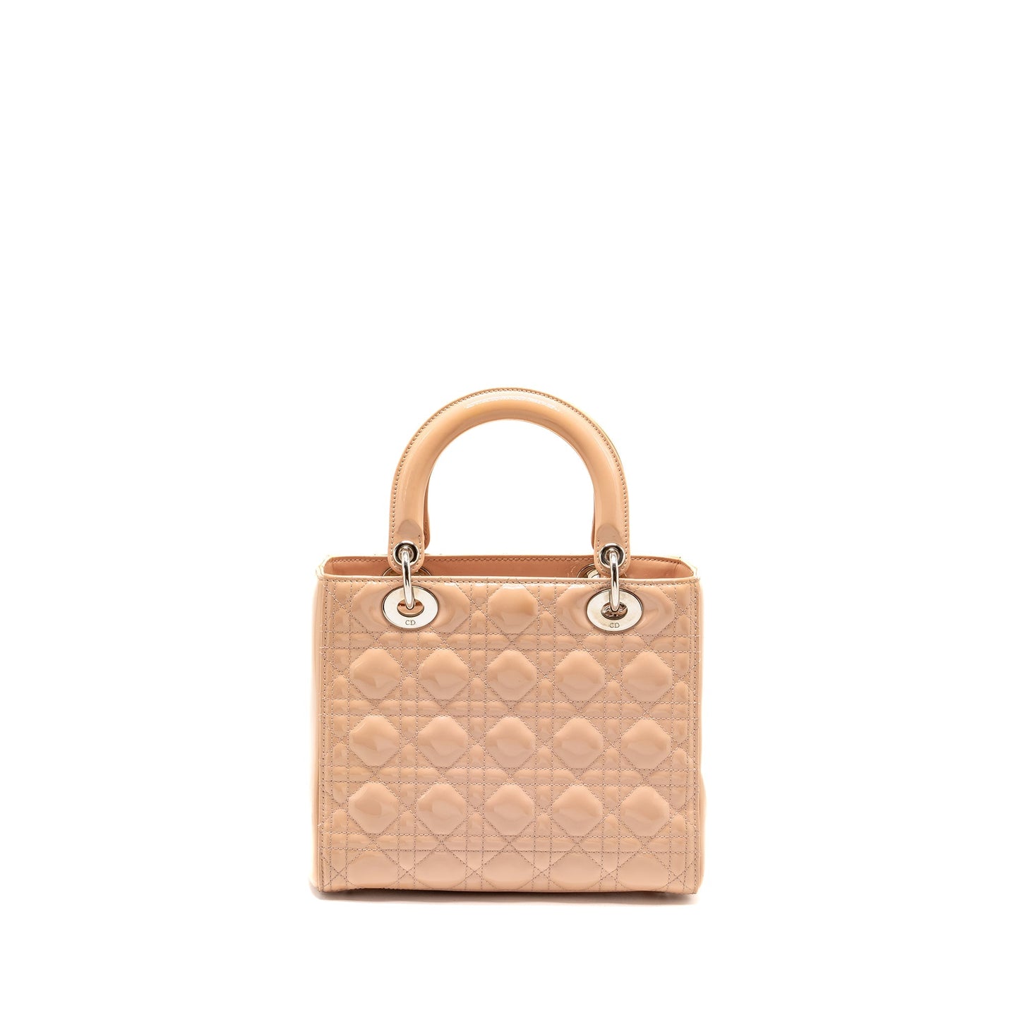 Dior Medium Lady Dior Patent Light Pink