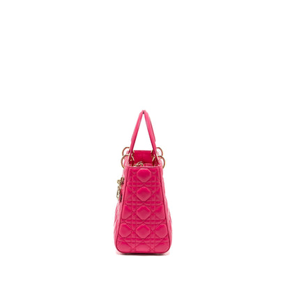 Dior Medium Lady Dior Lambskin Pink