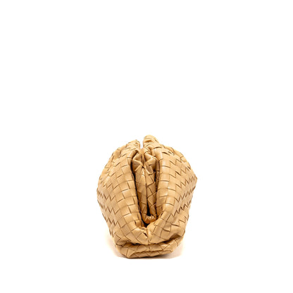 Bottega Veneta Pouch Intrecciato Leather Beige