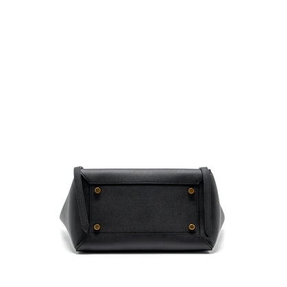 Celine mini belt Purse grained calfskin black