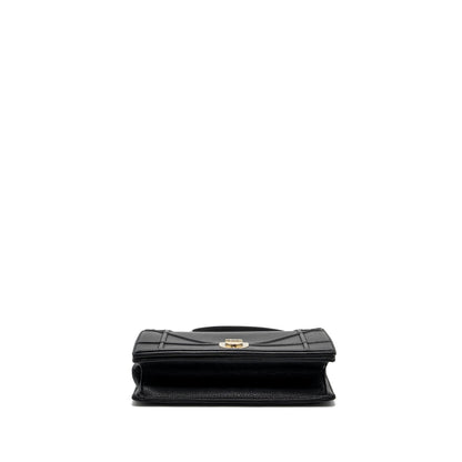 Dior Diorama Purse Calfskin Black
