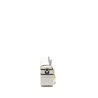 Dior Small Diorcamp Purse Calfskin White