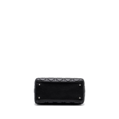 Dior medium lady dior lambskin Black