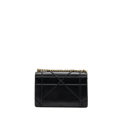 Dior Diorama Purse Calfskin Black