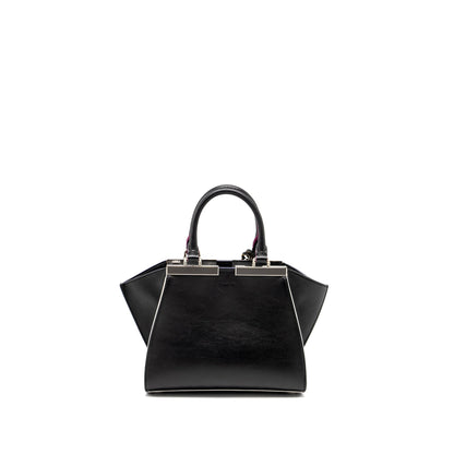 Fendi Mini 3jours Tote Purse Calfskin Black