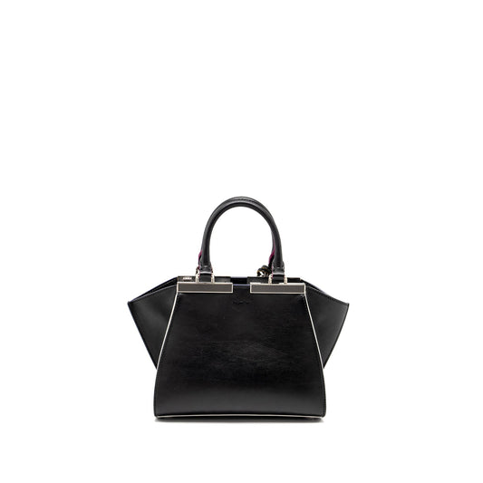 Fendi Mini 3jours Tote Purse Calfskin Black