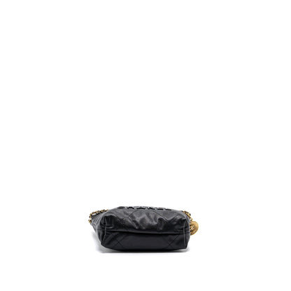 Chanel mini 22 bag caviar black GHW (microchip)