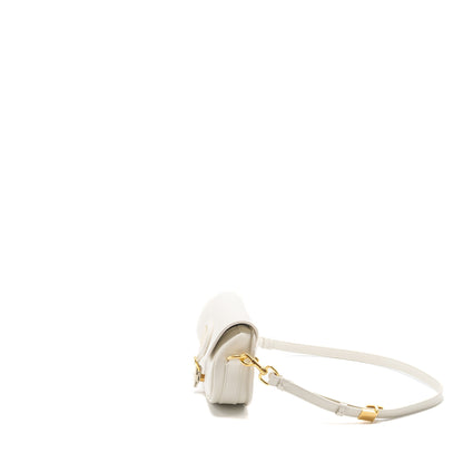 Dior Bobby East-West Purse Box Calfskin White