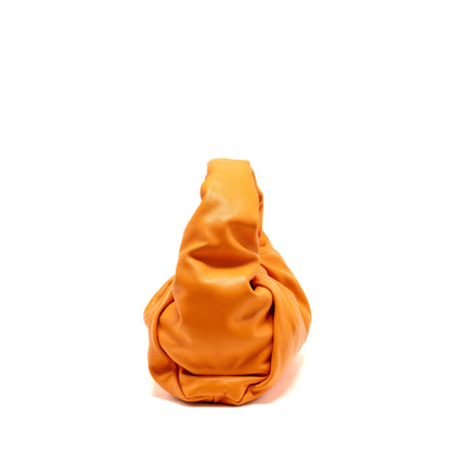 Bottega Veneta Shoulder Pouch Calfskin Orange