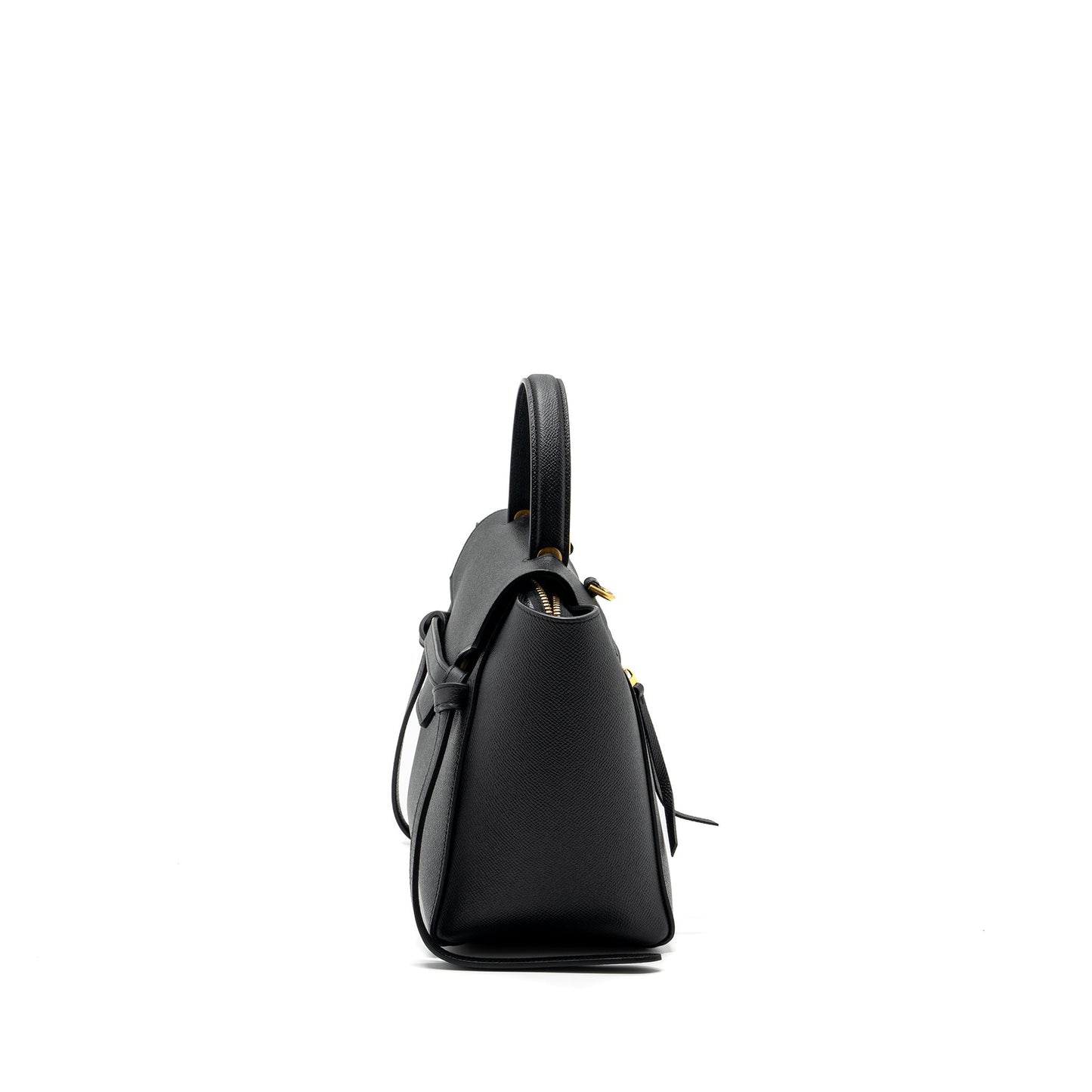 Celine Micro Belt Purse Calfskin Black